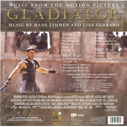 GLADIATOR - Motion Picture Soundtrack - Double Vinyle- Tirage limité