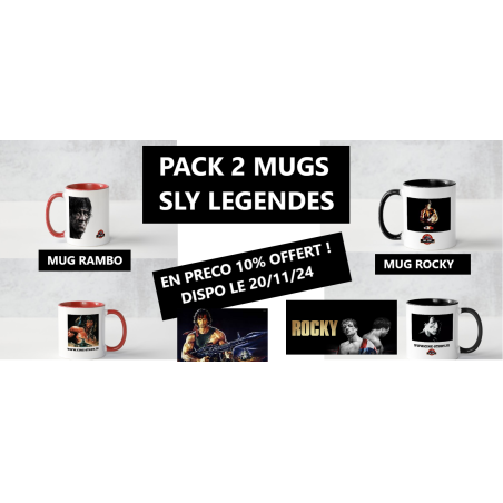 PACK 2 MUGS SLY - LEGENDES