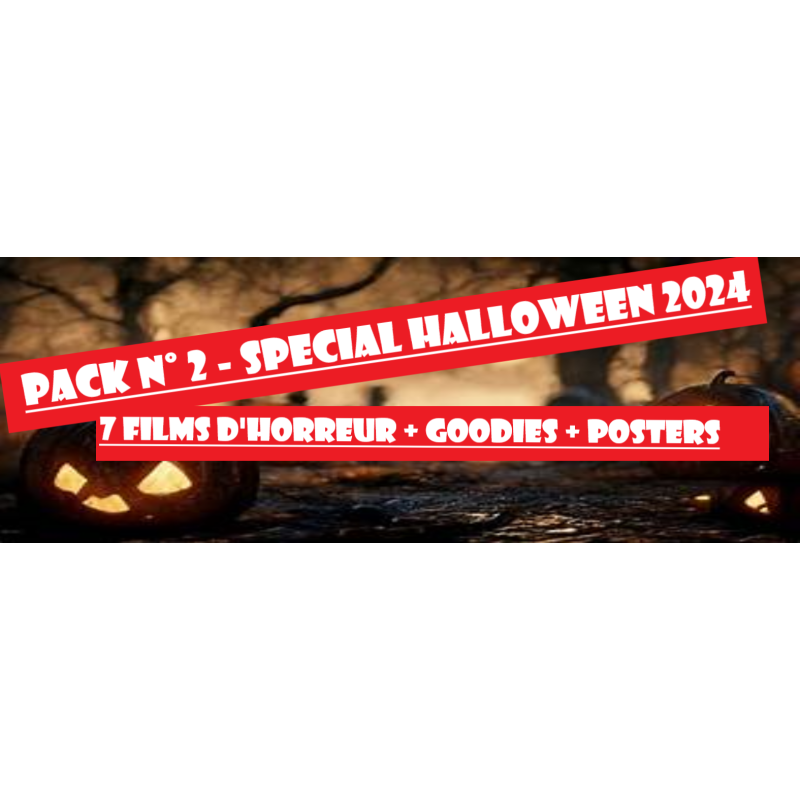 PACK n°2 - SPECIAL HALLOWEEN 2024  - 7 FLIMS D'HORREUR + GOODIES + 1 MUG CINE STORY