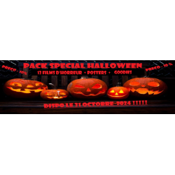 PACK n°1 - SPECIAL  - HALLOWEEN 2024  - 13 FLIMS D'HORREUR + GOODIES + 2 MUGS CINE STORY