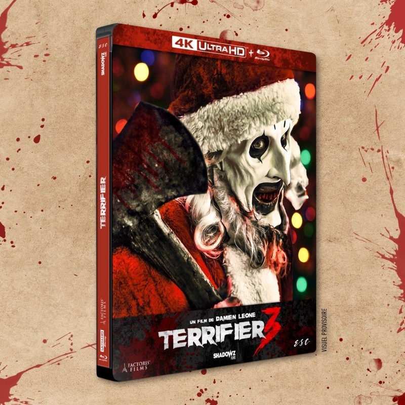 TERRIFIER 3 - COMBO UHD 4K + BD - STEELBOOK - ÉDITION LIMITÉE