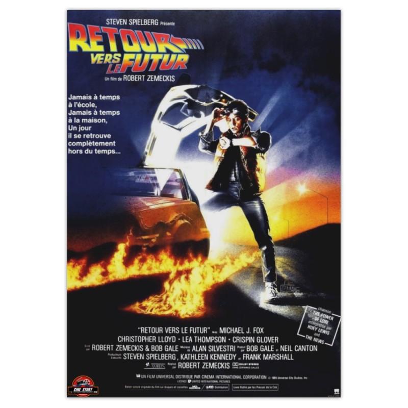 RETOUR VERS LE FUTUR - AFFICHE COLLECTOR - CINE STORY