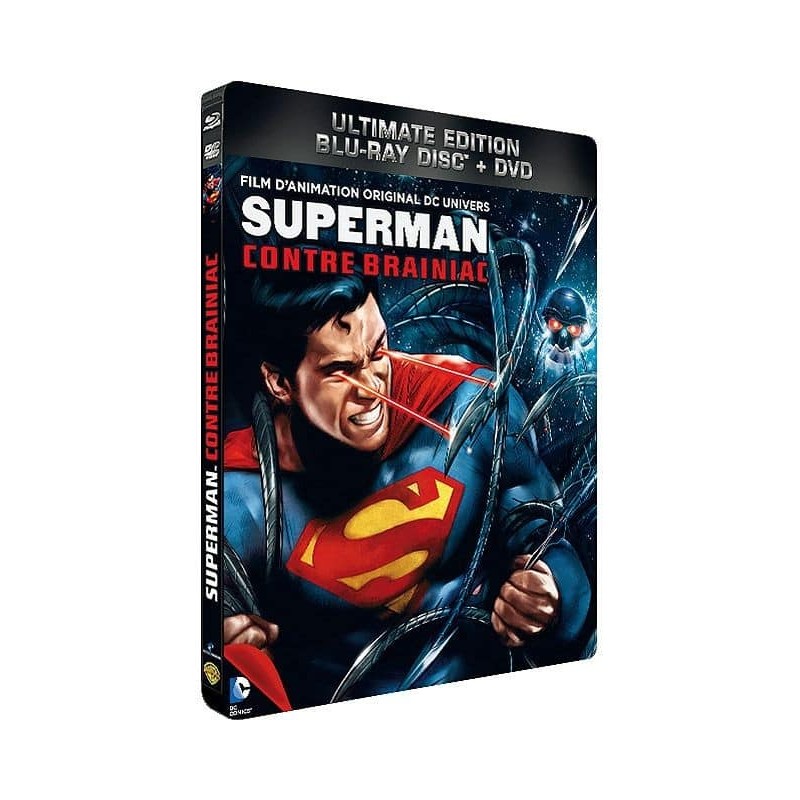 Superman contre Brainiac - Blu-ray + DVD - SteelBook