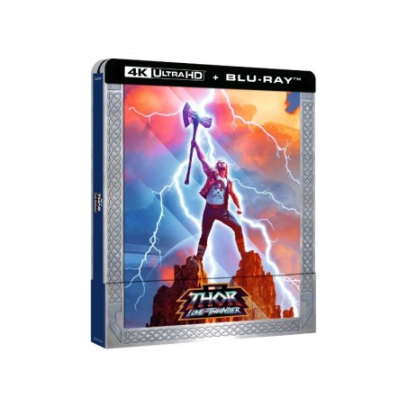 THOR : LOVE AND THUNDER, BLU RAY + 4K - STEELBOOK