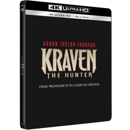 KRAVEN THE HUNTER - COMBO UHD 4K + BD - STEELBOOK - EDITION LIMITÉE