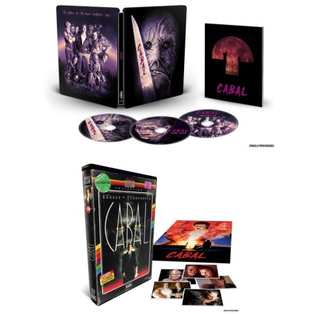 PACK MONSTRUEUX: CABAL - STEELBOOK (COMBO UHD 4K + 2 BD) (ÉDITION LIMITÉE) + ESC VIDEO CLUB