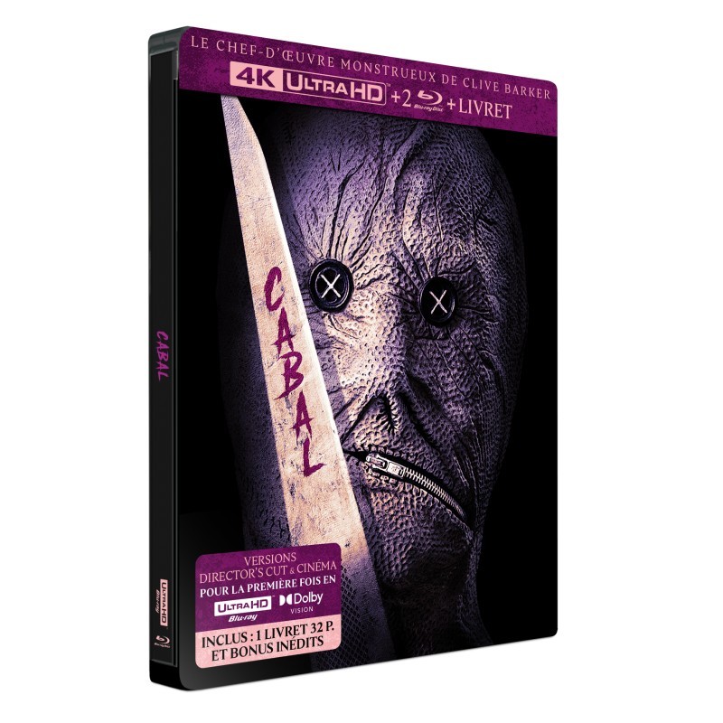 CABAL - COMBO UHD 4K + 2 BD - STEELBOOK - ÉDITION COLLECTOR LIMITÉE