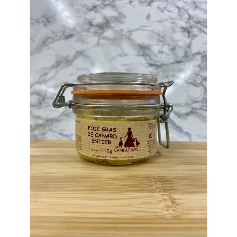 Foie Gras de Canard entier 120g