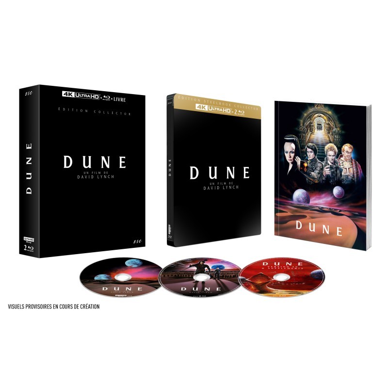 DUNE - COMBO UHD 4K + 2 BD + 1 LIVRE - STEELBOOK - ÉDITION COLLECTOR LIMITÉE