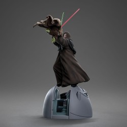 Star Wars statuette 1/10 Deluxe Art Scale Yoda vs Emperor Palpatine (CCXP Exclusive 2024) 31 cm