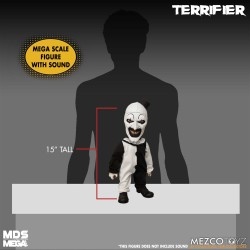 Terrifier poupée MDS Mega Scale Art the Clown with Sound 38 cm