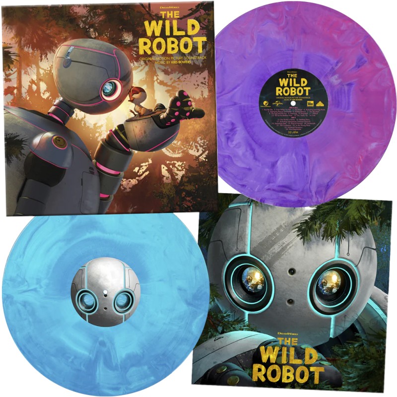 THE WILD ROBOT -  2 VINYLES COULEUR WAXWORK