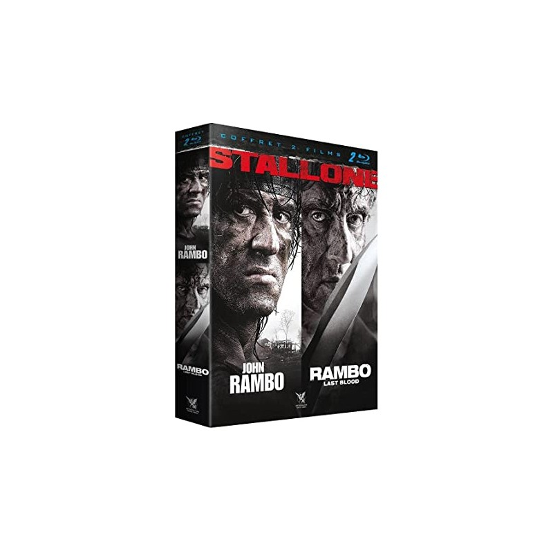 JOHN RAMBO + RAMBO LAST BLOOD - Coffret Blu-ray