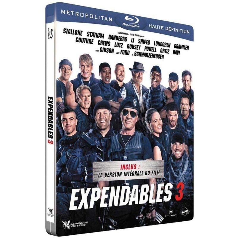 EXPENDABLES 3 - BLU RAY  - STEELBOOK