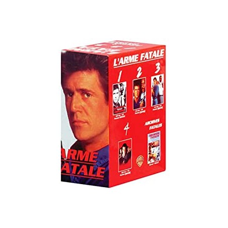 L'ARME FATALE 1,2,3,4 + Archives fatales - COFFRET VHS