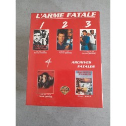 L'ARME FATALE 1,2,3,4 + Archives fatales - COFFRET VHS