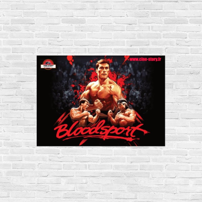 AFFICHE N° 8 - BLOODSPORT - COLLECTION CINE STORY - EDITION LIMITEE