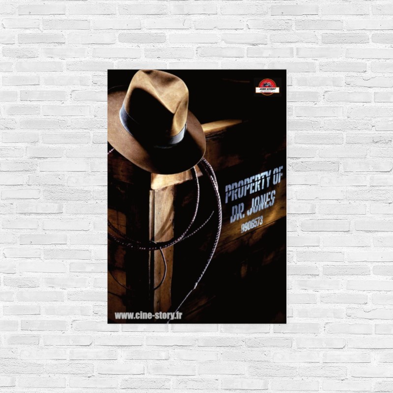 AFFICHE N° 6 - INDIANA JONES - COLLECTION CINE STORY - EDITION LIMITEE