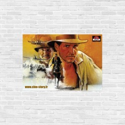 AFFICHE N° 5 - INDIANA JONES - COLLECTION CINE STORY - EDITION LIMITEE