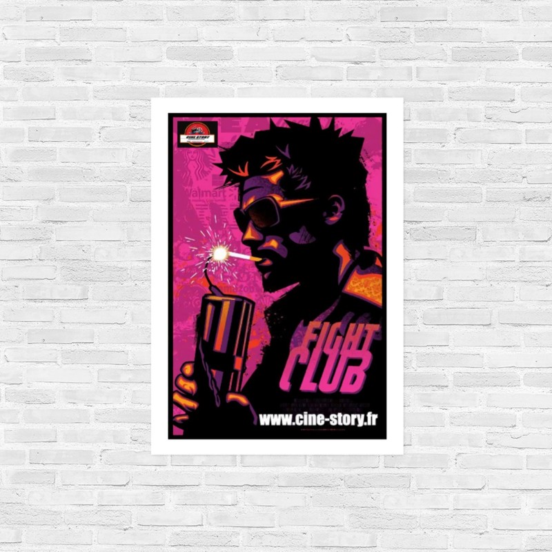 AFFICHE n° 1 - FIGHT CLUB - COLLECTION CINE STORY - EDITION LIMITEE