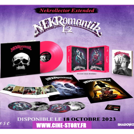 COFFRET NEKROLLECTOR EXTENDED : NEKROMANTIK 1 & 2 + VINYLE EXCLUSIF - 4 BD + VINYLE - EDITION LIMITEE