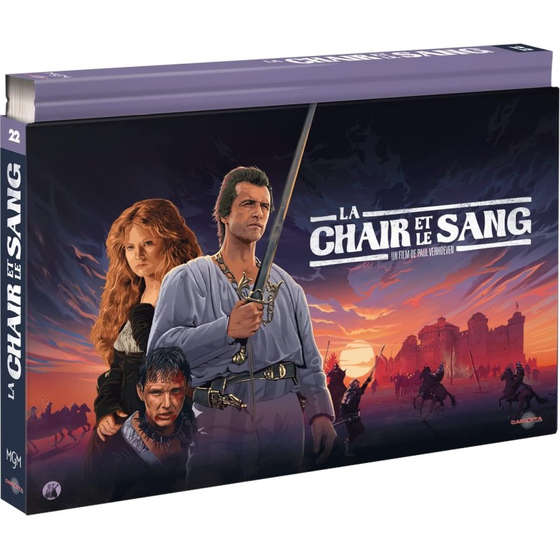 La chair et le sang - Coffret Ultra Collector Blu-Ray + DVD + Livre