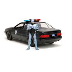 ROBOCOP 1/24 HOLLYWOOD RIDES 1986 - FORD TAURUS AVEC ROBOCOP FIGURINE