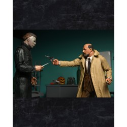 MICHAEL MYERS HALLOWEEN 2-PACK 2 FIGURINES - DR LOOMIS & MICHAEL MYERS - 18 CM-NECA