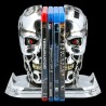 TERMINATOR 2 - SERRE-LIVRES-DVD- HEAD/ TÊTE TERMINATOR 19 CM