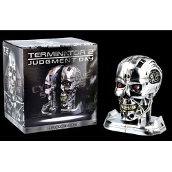 TERMINATOR 2 - SERRE-LIVRES-DVD- HEAD/ TÊTE TERMINATOR 19 CM