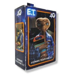 FIGURINE E-T L’EXTRA-TERRESTRE ULTIMATE TÉLÉPATHIQUE 40TH - 11 CM NECA