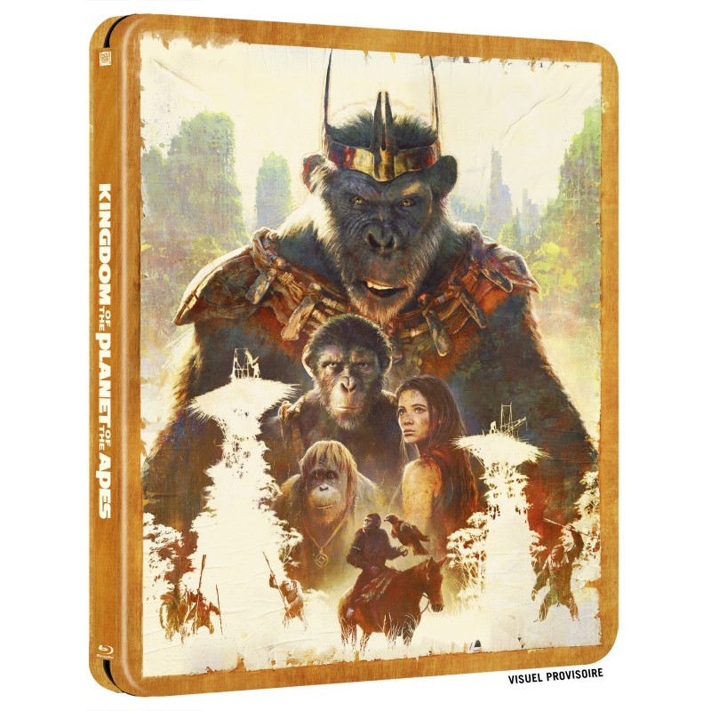 LA PLANÈTE DES SINGES : LE NOUVEAU ROYAUME - COMBO UHD 4K + BD - STEELBOOK - EDITION LIMITEE