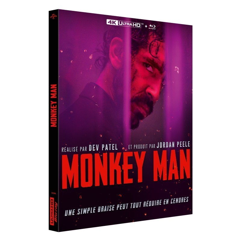 MONKEY MAN - COMBO UHD 4K + BR